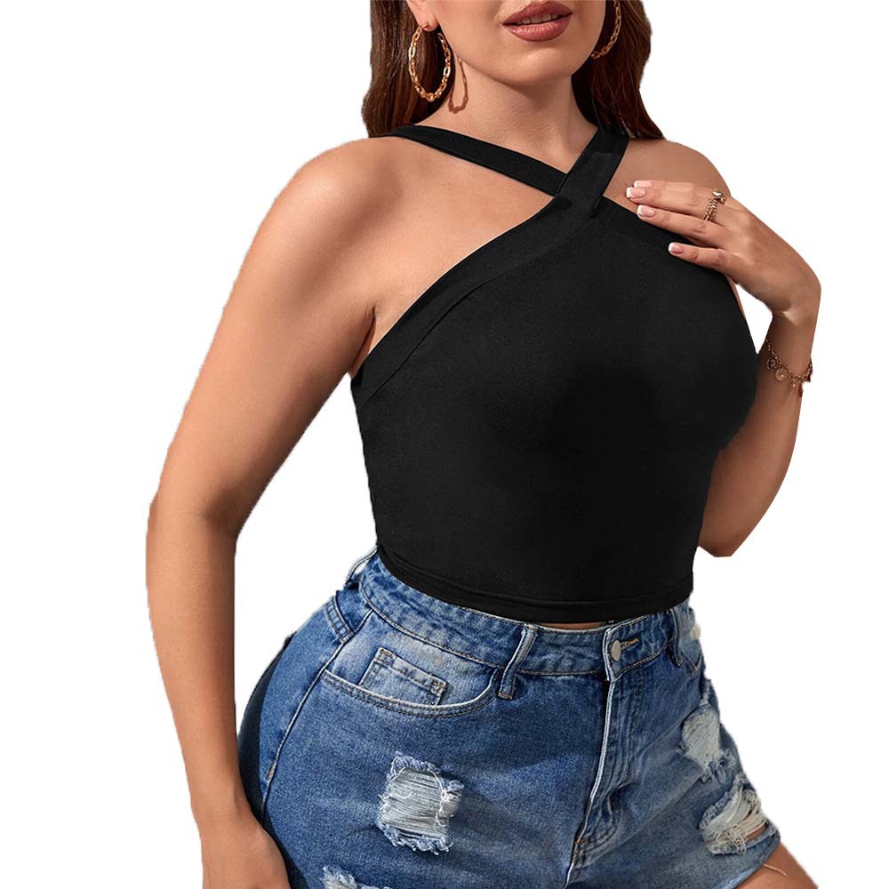 New Slim-fit Short Sexy Halter Top