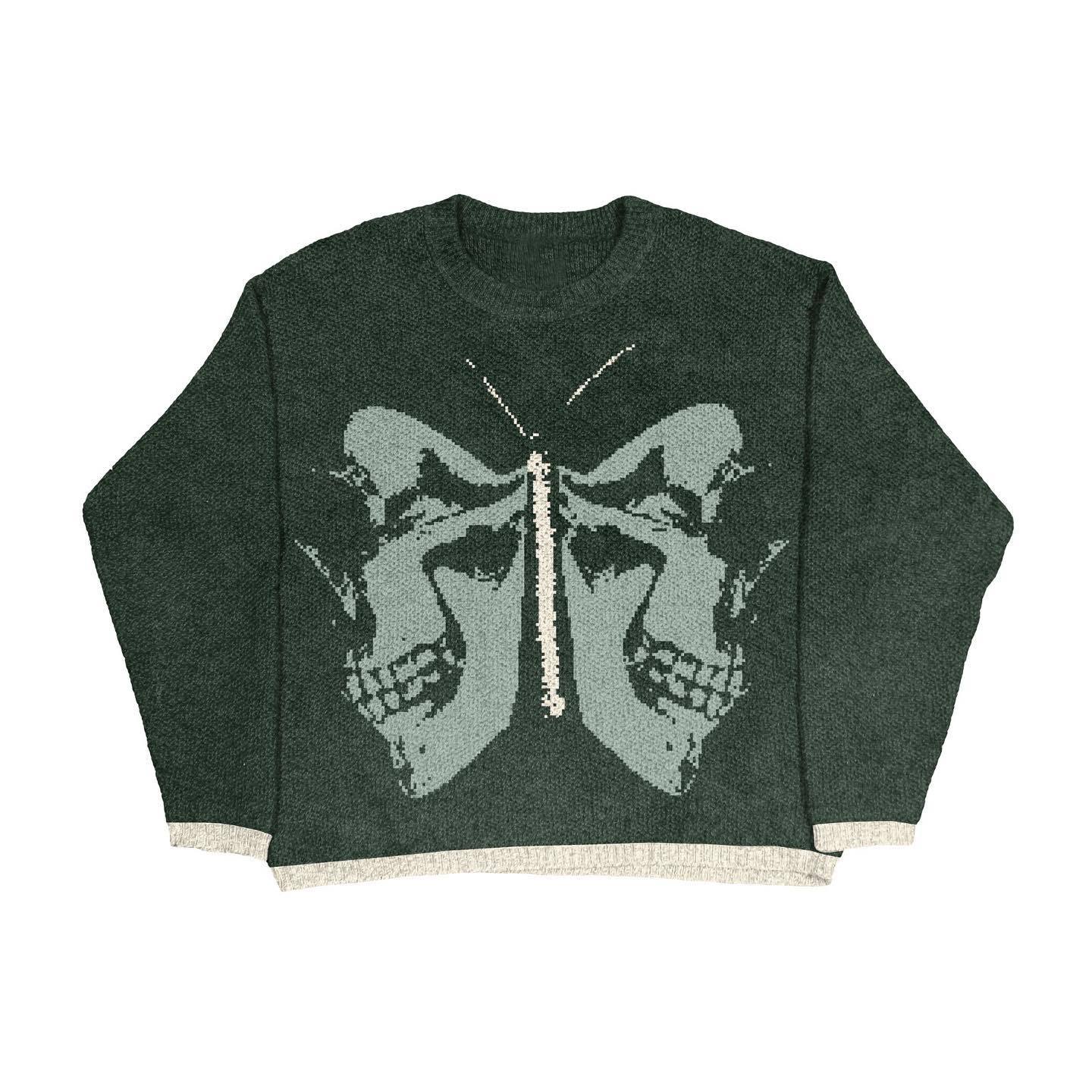 Retro Trendy Jacquard Pullover Sweater Top For Women