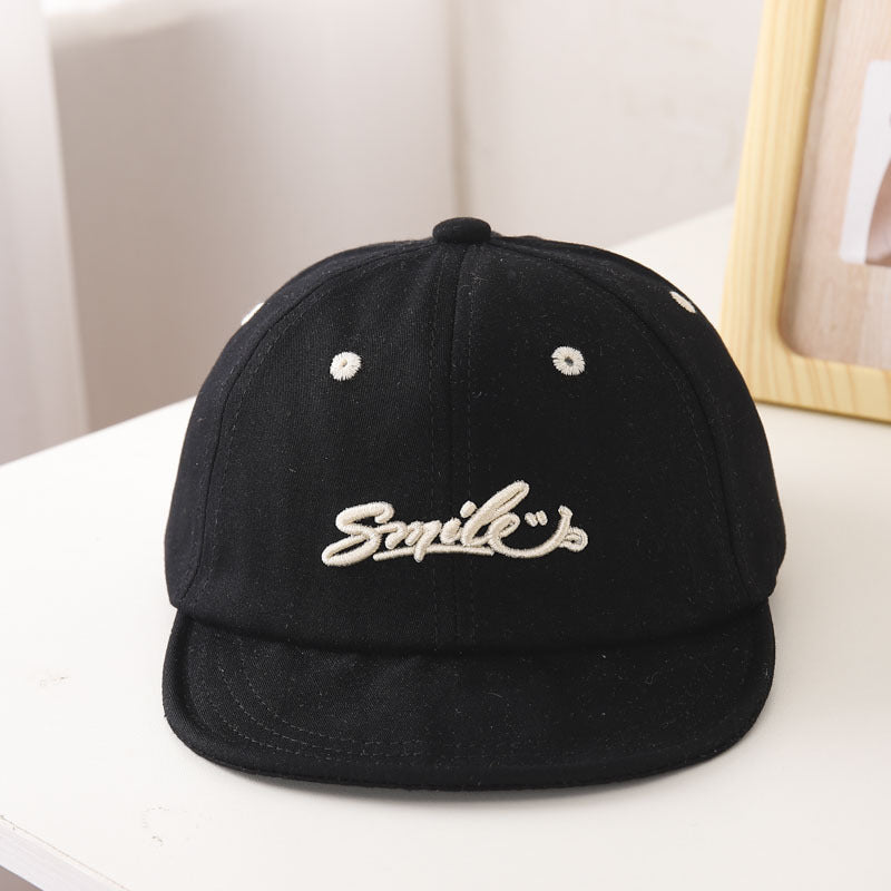 Embroidered Letter Baby Cotton Hat