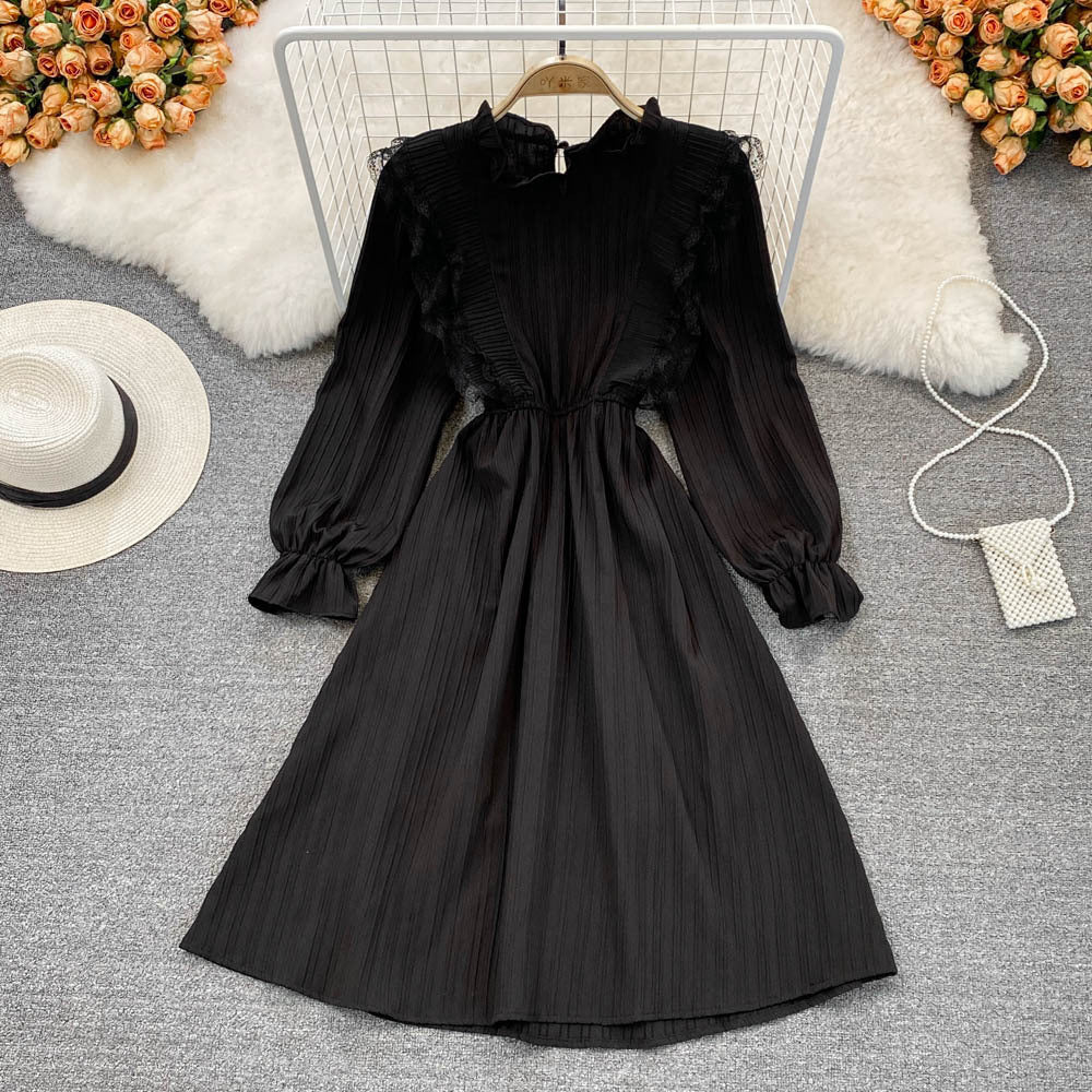 Summer Retro French-style Tangerine First-love Dress Forest-style Skirt