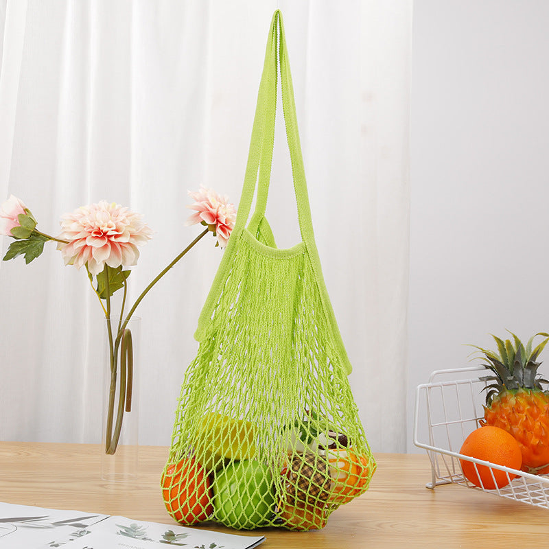 Supermarket Vegetable And Fruit Net Pocket Shopping Bag