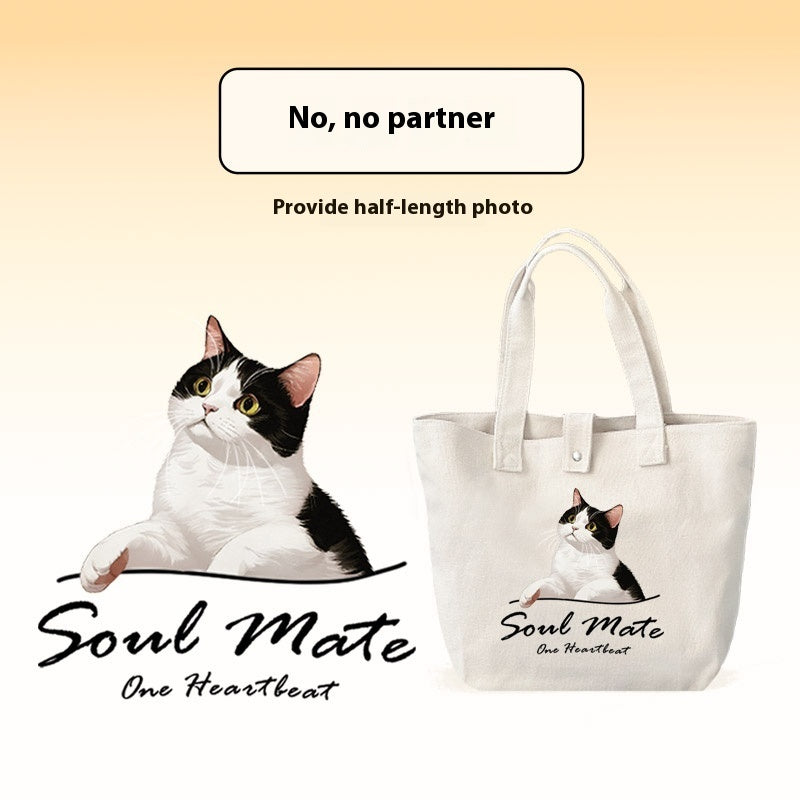 Pet Custom Canvas Bag Pure Cotton
