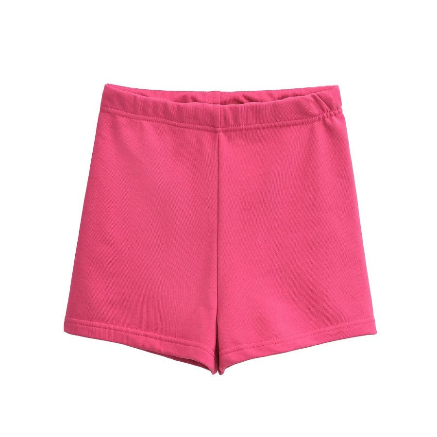 Stretch Hot Shorts Sports Casual Solid Color Shorts Women's Summer