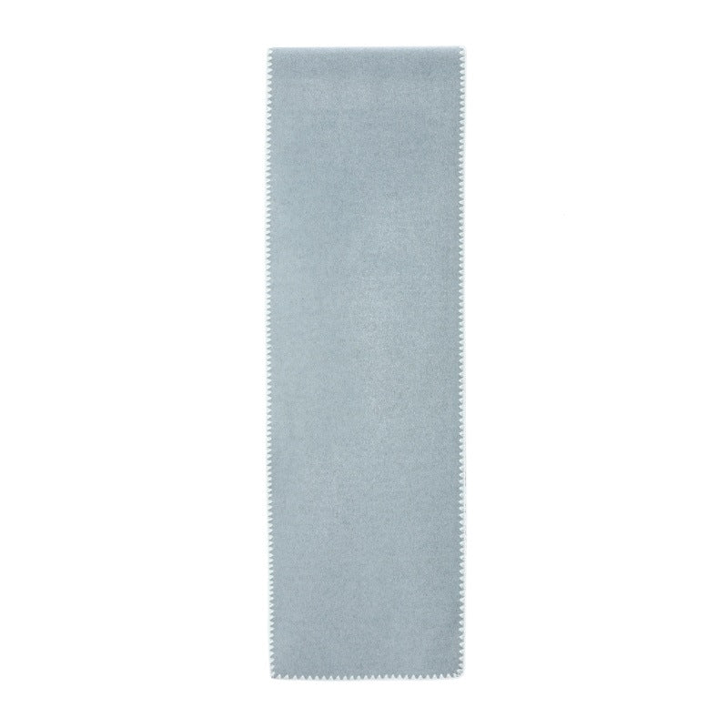 Double-sided Men's Lady Couple Casual High-grade Solid Color Scarf