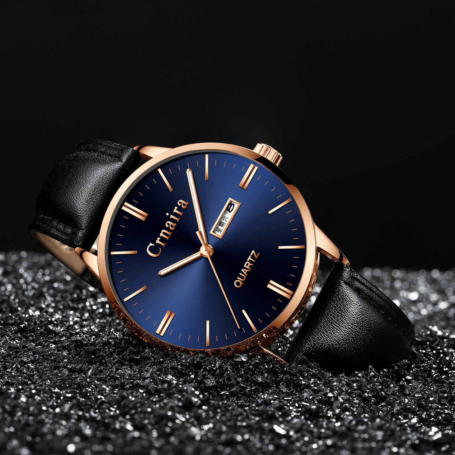 Men's Pointer Display Casual Waterproof Quartz Watch