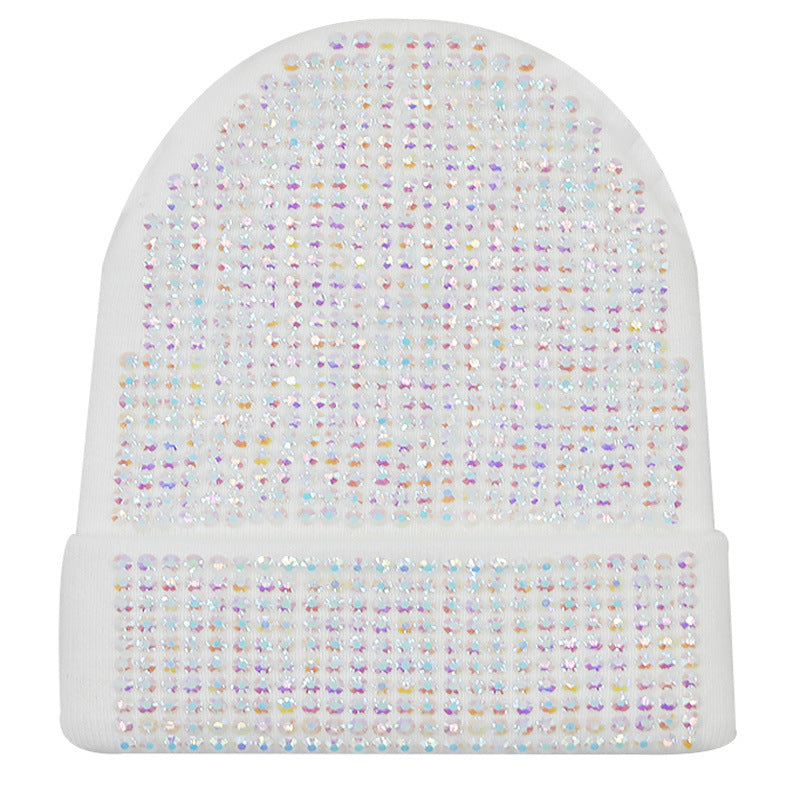 New Diamond Solid Color Handmade Wool Hat