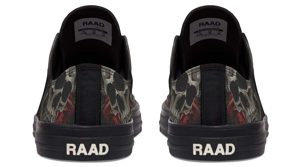 Fashion Print Couple Low-Top Canvas Shoes
