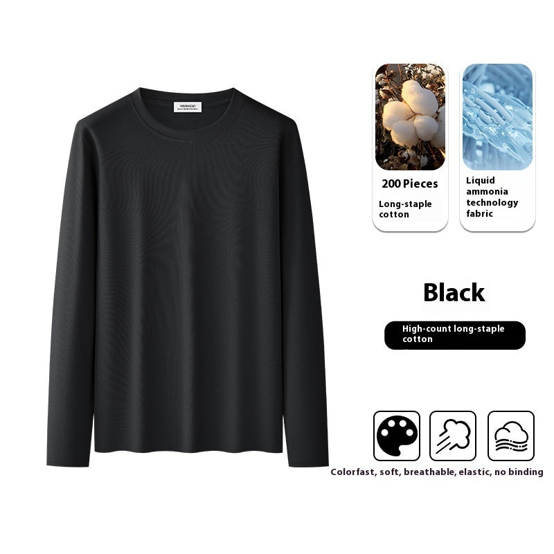 Eksklusiv enkel langærmet T-shirt til mænd
