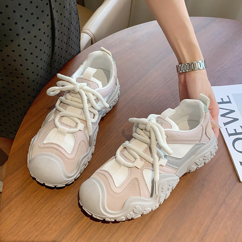 New Summer Hit Small Niche Board Shoes Sneakers Mesh Breathable