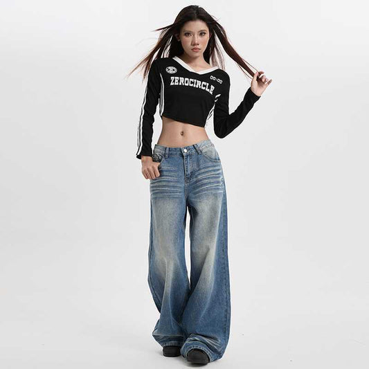 Damejeans i amerikansk retrostil