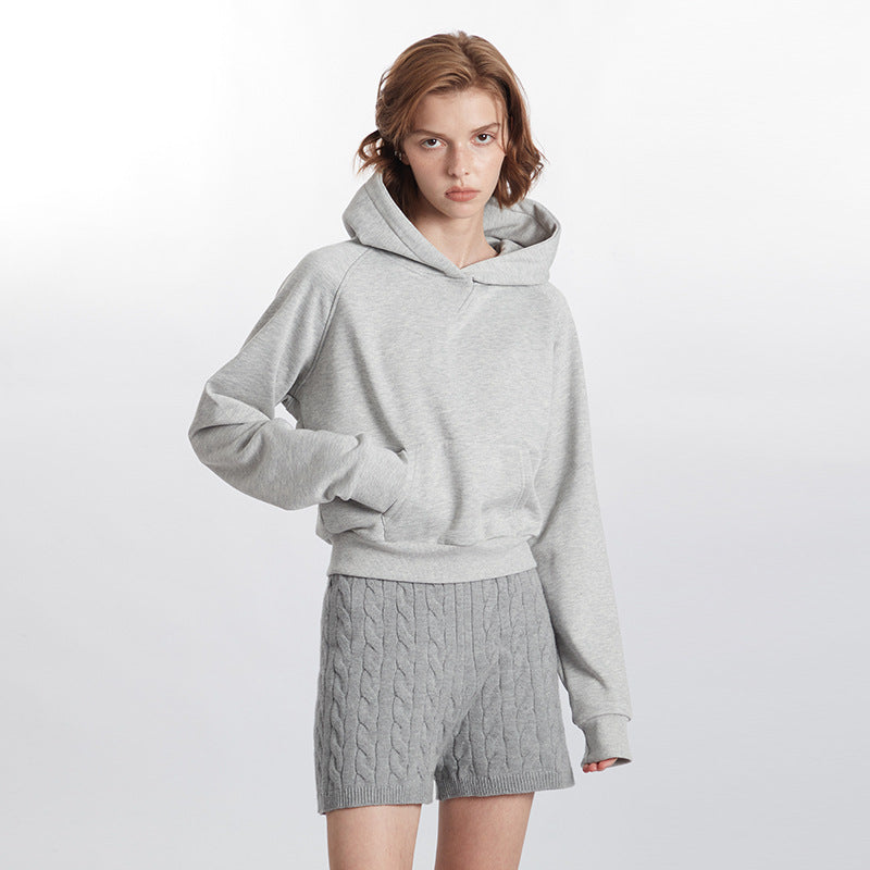 American Autumn Winter Sweater Hooded New Loose Leisure Pullover