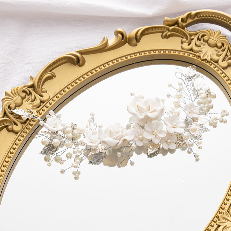 Ladies' Wedding Flower Vine Pearl Hair Band