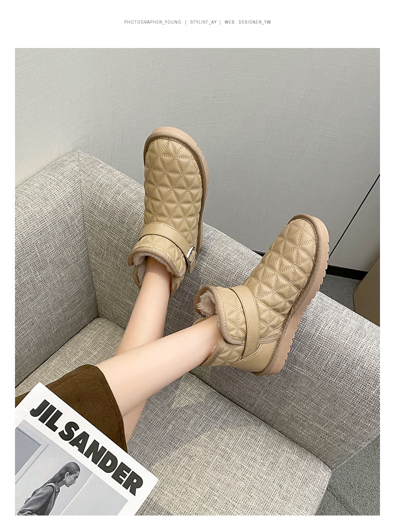 Snow Boots Age Reducing Bread And Cotton Shoes