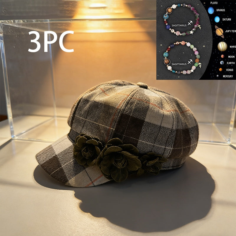 British-style Casual Painter Hat That Is Versatile And Can Show Off Your Face