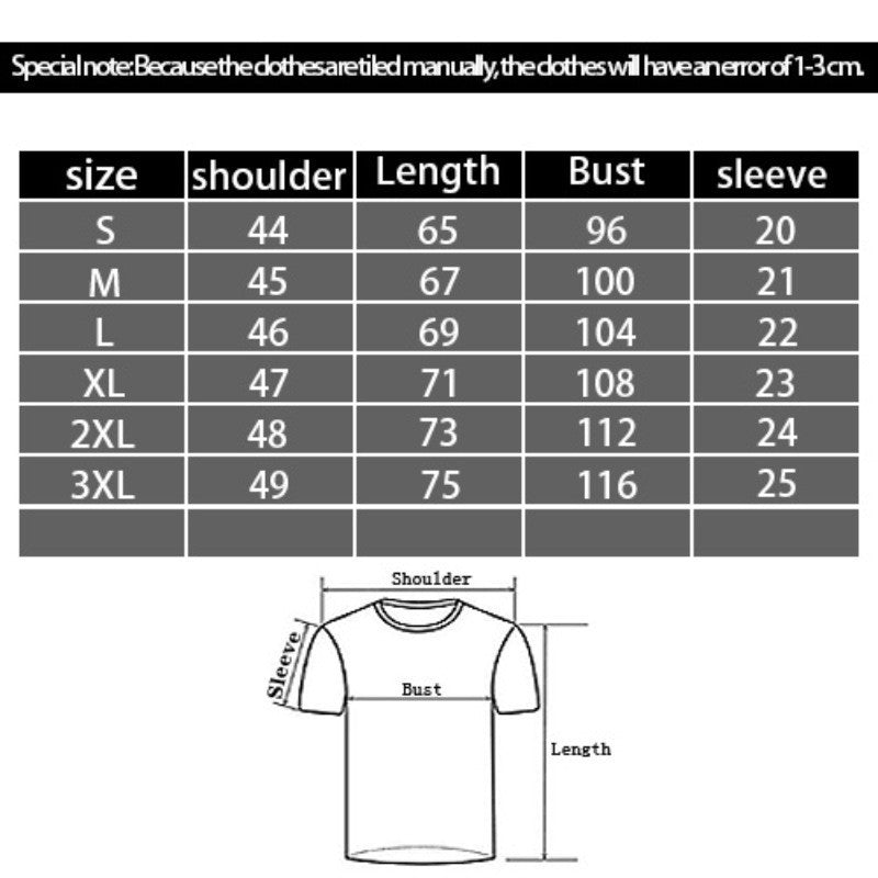 European And American Zodiac Yin And Yang Digital Printing Casual Round Neck Short Sleeves