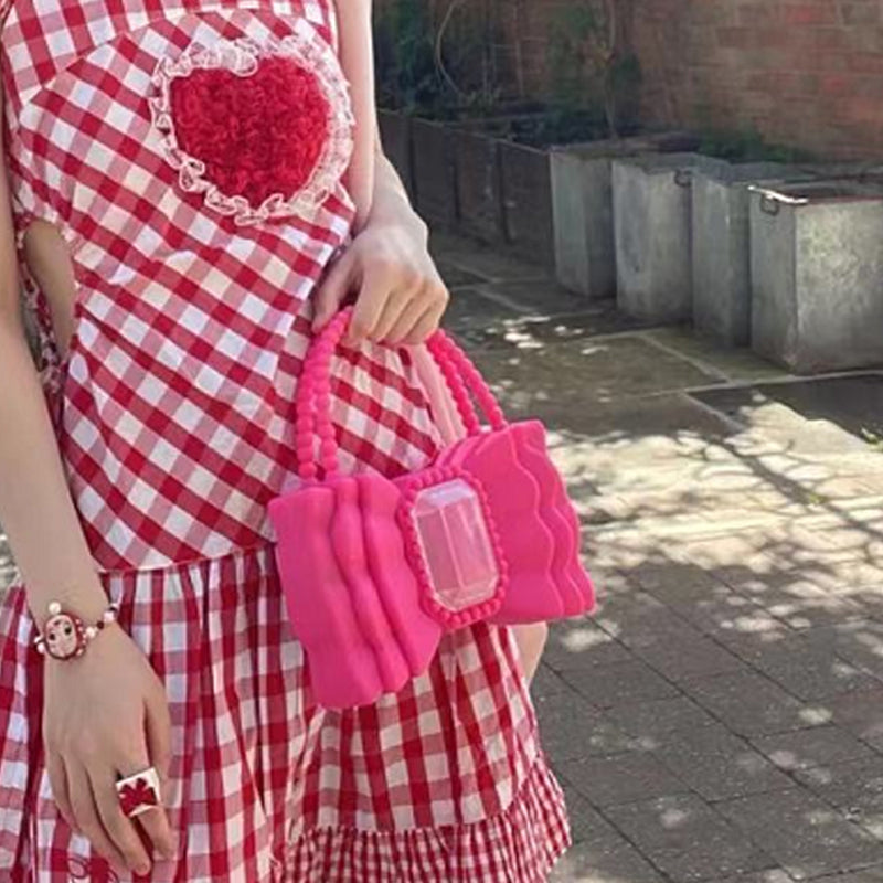 match Bow Princess Style Jelly Sweet Tote Bag