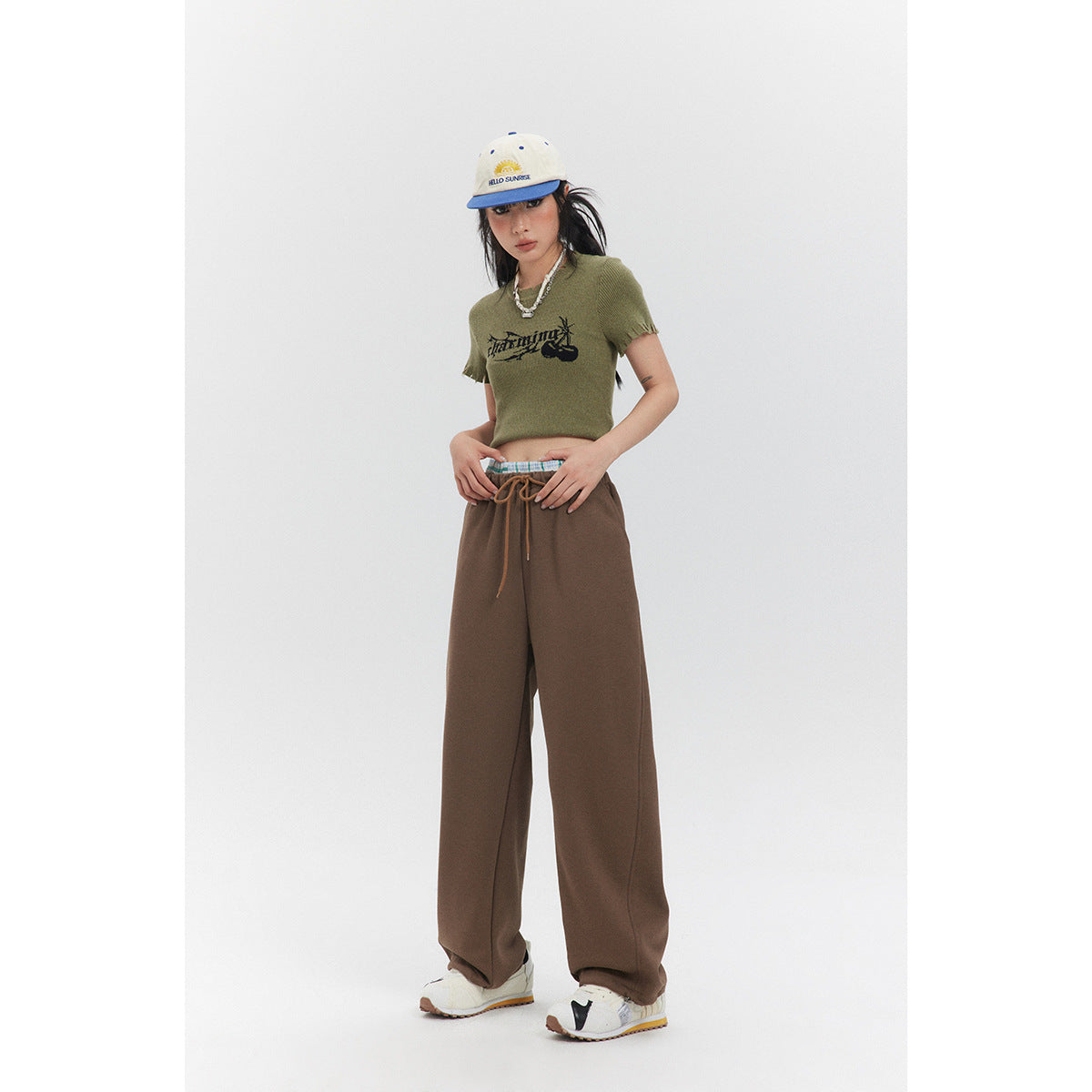Retro 3D Cutting Casual Sweatpants Men And Women