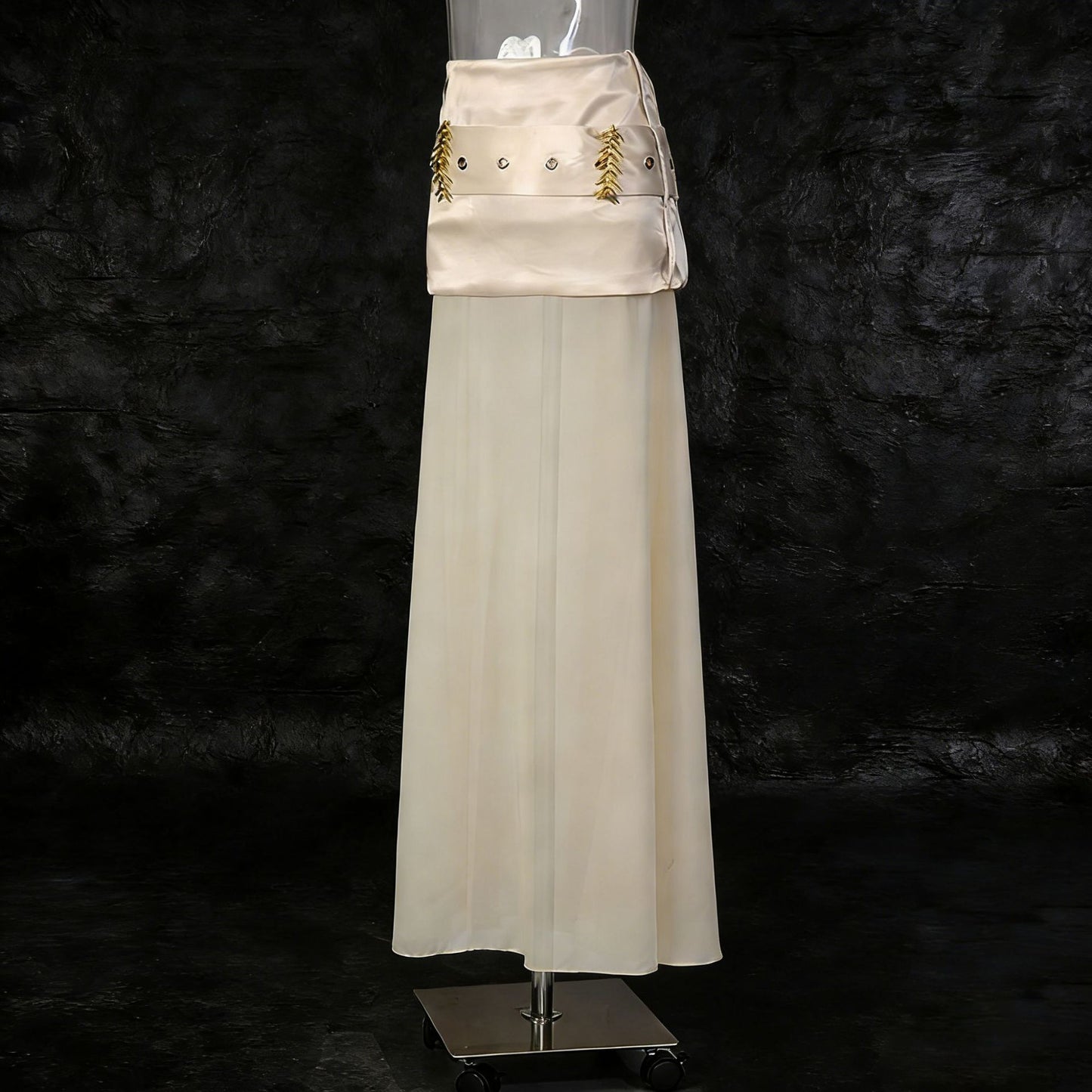 Women's Sexy Vintage Satin Figure-flattering Skirt