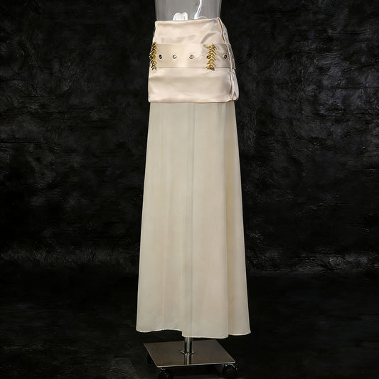 Women's Sexy Vintage Satin Figure-flattering Skirt
