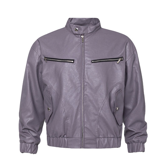 Men's Riding Motorcycle Leather Coat
