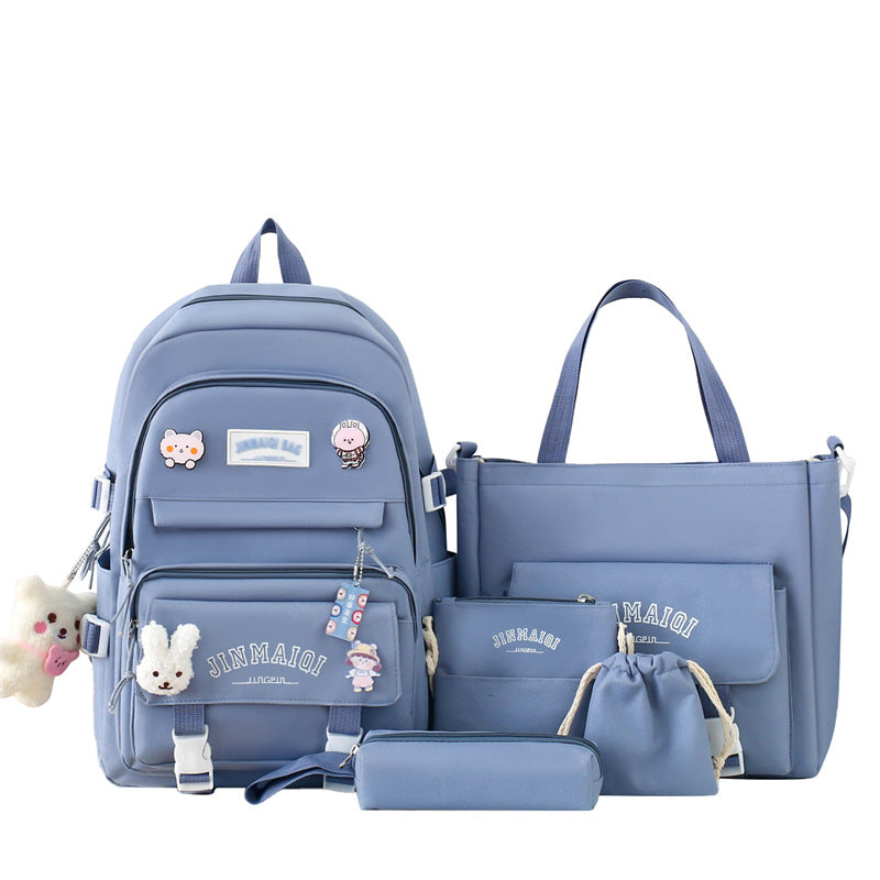 Schoolbag Large Capacity Simple And Lightweight Backpack