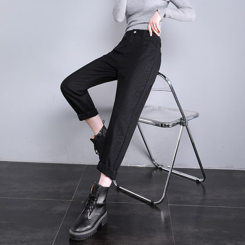 Straight Loose High Waist Harlan Carrot Daddy Women's Pants
