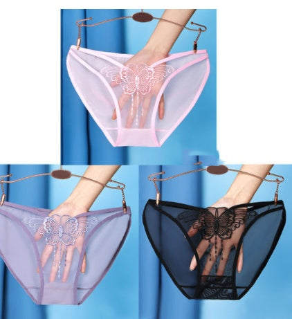 Butterfly High Elastic Breathable Transparent Briefs