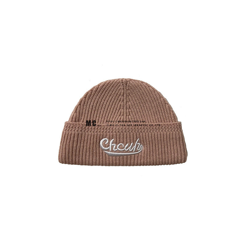 Women's Embroidered Letters Knitted Hat