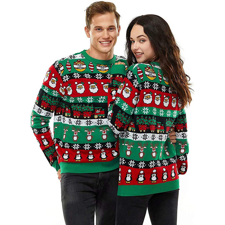 Round Neck Loose Pullover Sweater In Europe And America