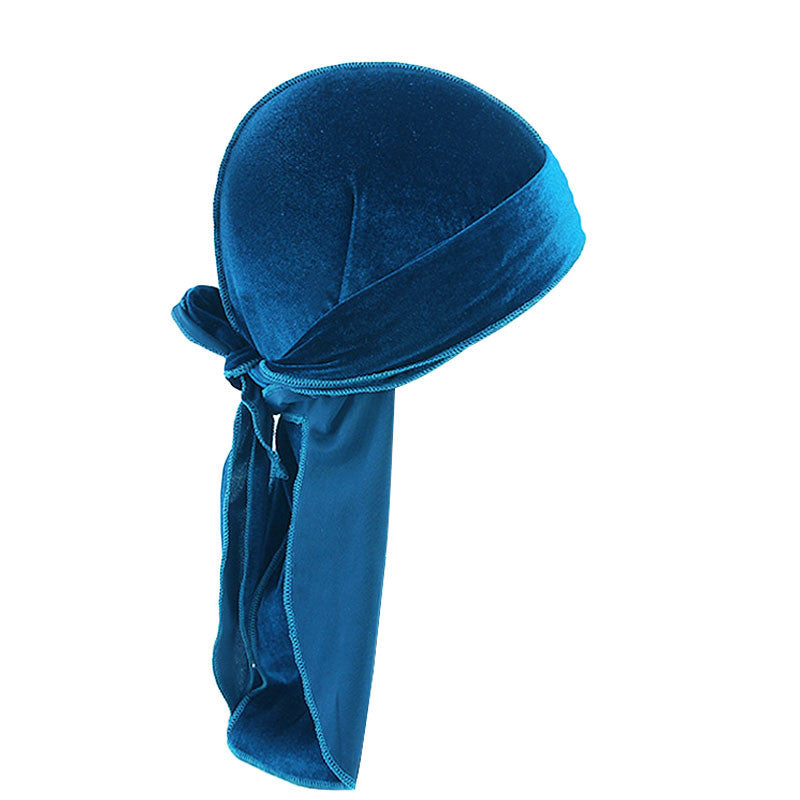 European And American Popular Korean Velvet Long Tail Pirate Hat