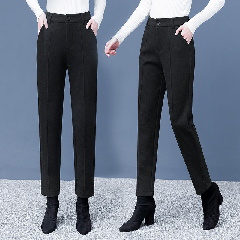 Autumn And Winter New All-matching Straight Casual Tappered Pants