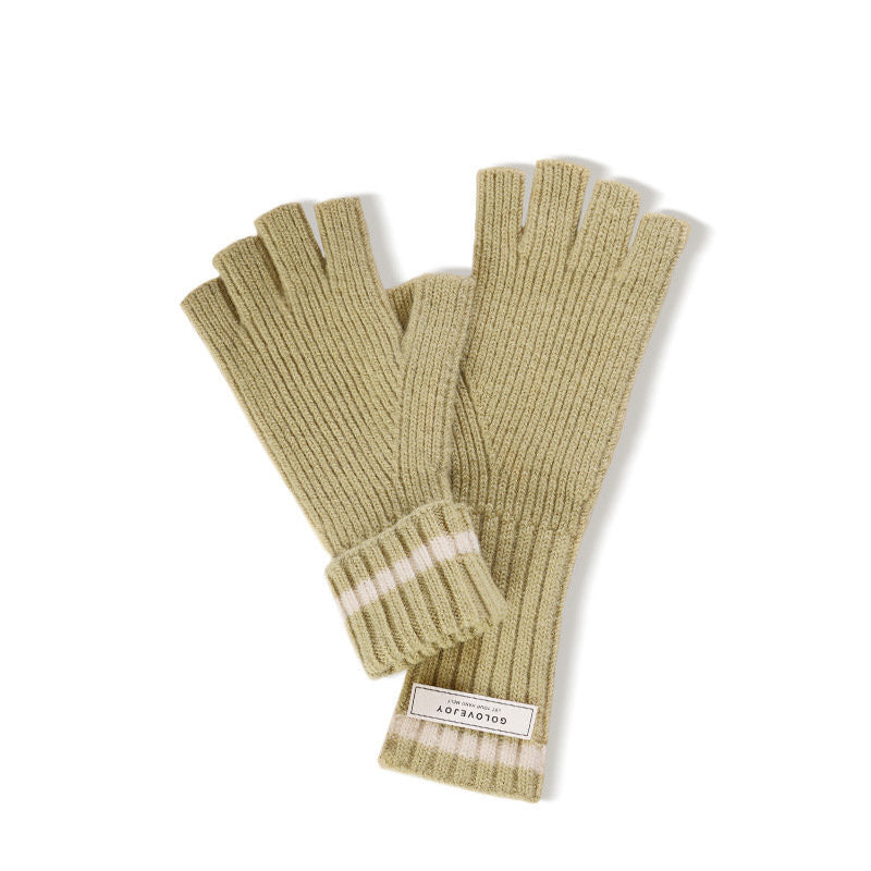 Women's Wool Knitted Long Gloves