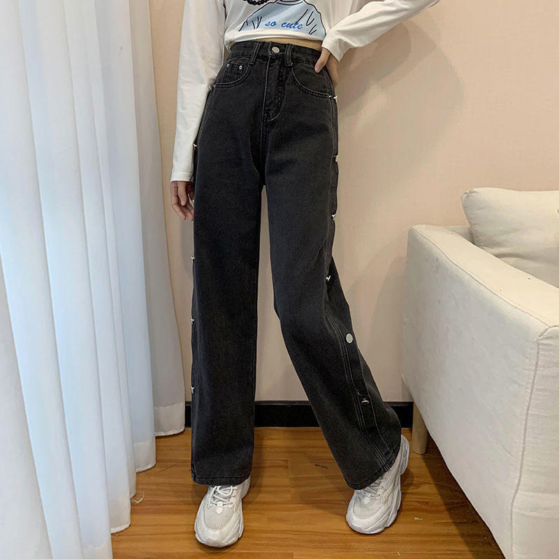 Women's Thin Wide Leg Loose Straight Pants