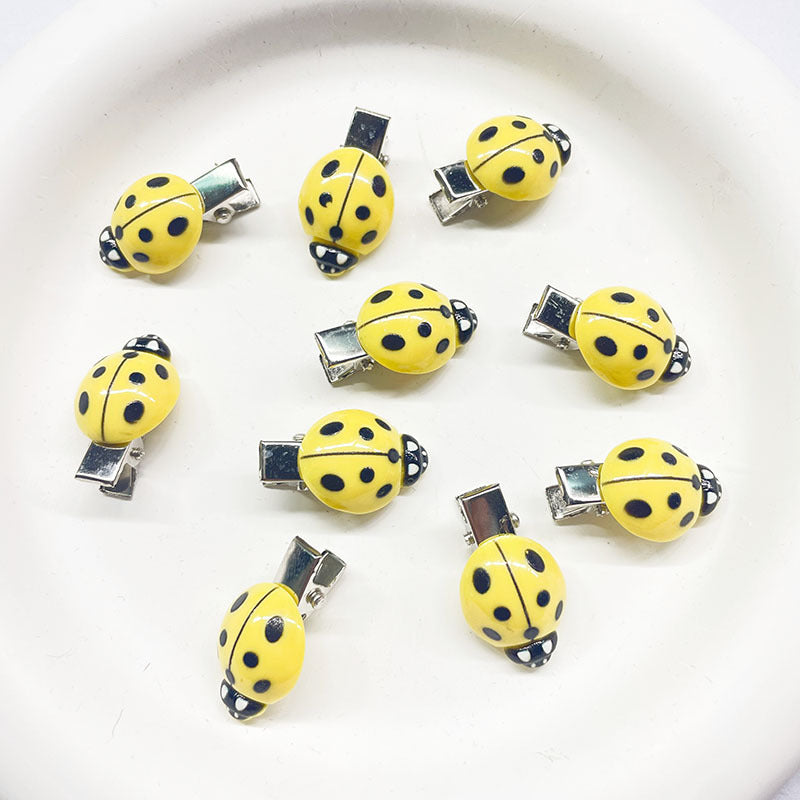 Creative And Quirky Korean-style Faux Ladybug Hair Clip