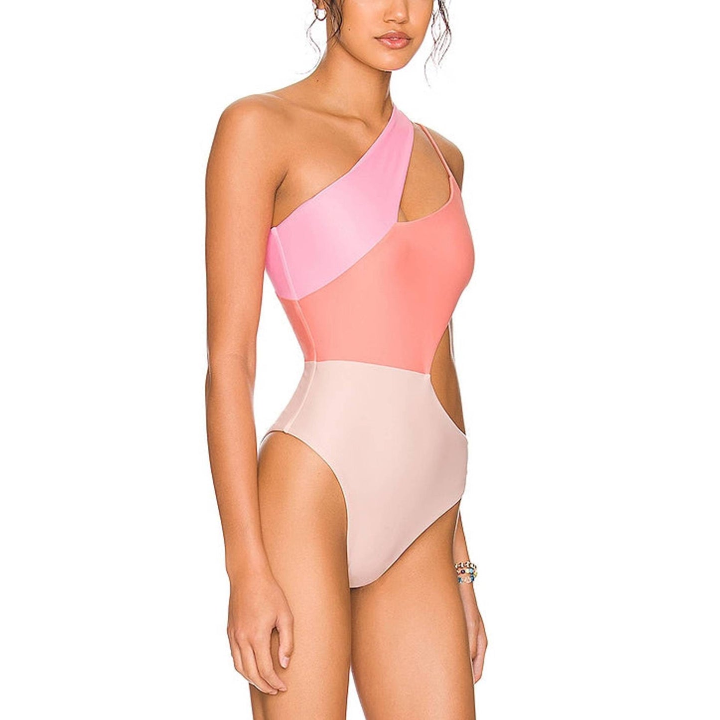 One Piece Moderne Badedragt med Kontrastfarver