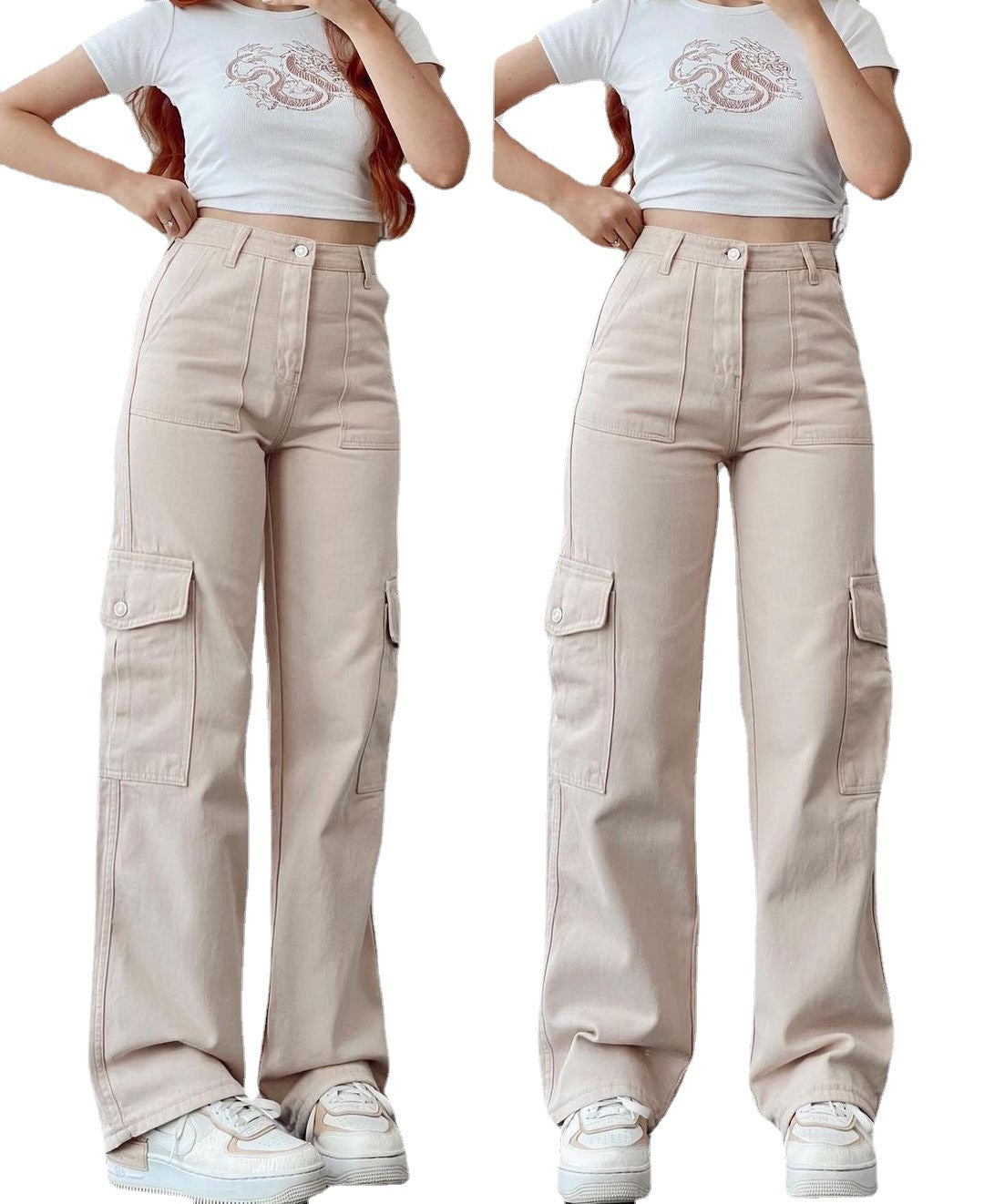Women's Fashionable All-matching Three-dimensional Jeans