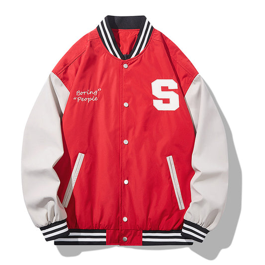 Teenage Couple Loose Casual Coat Male