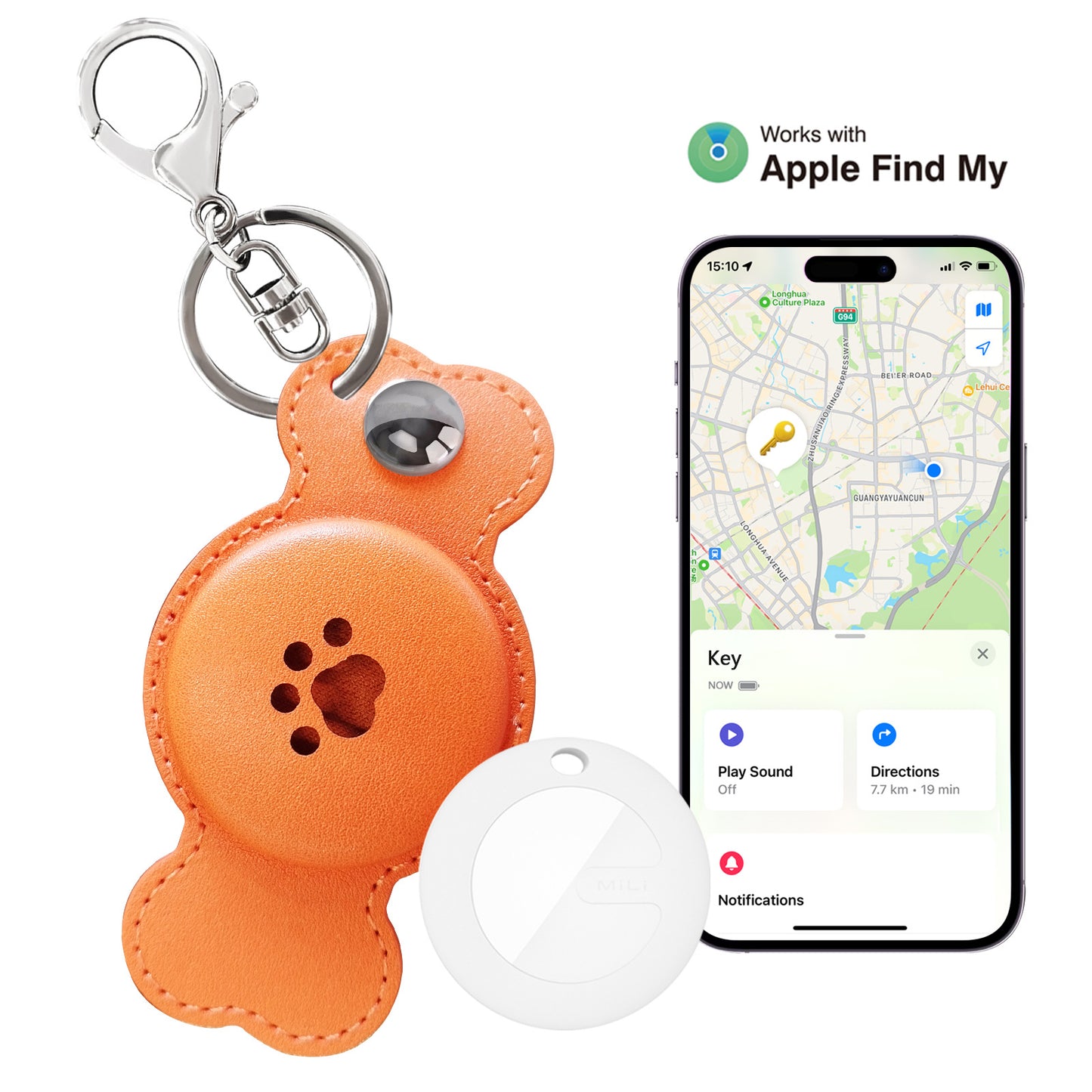 GB Warning Light Pet Anti-lost Positioning Collar