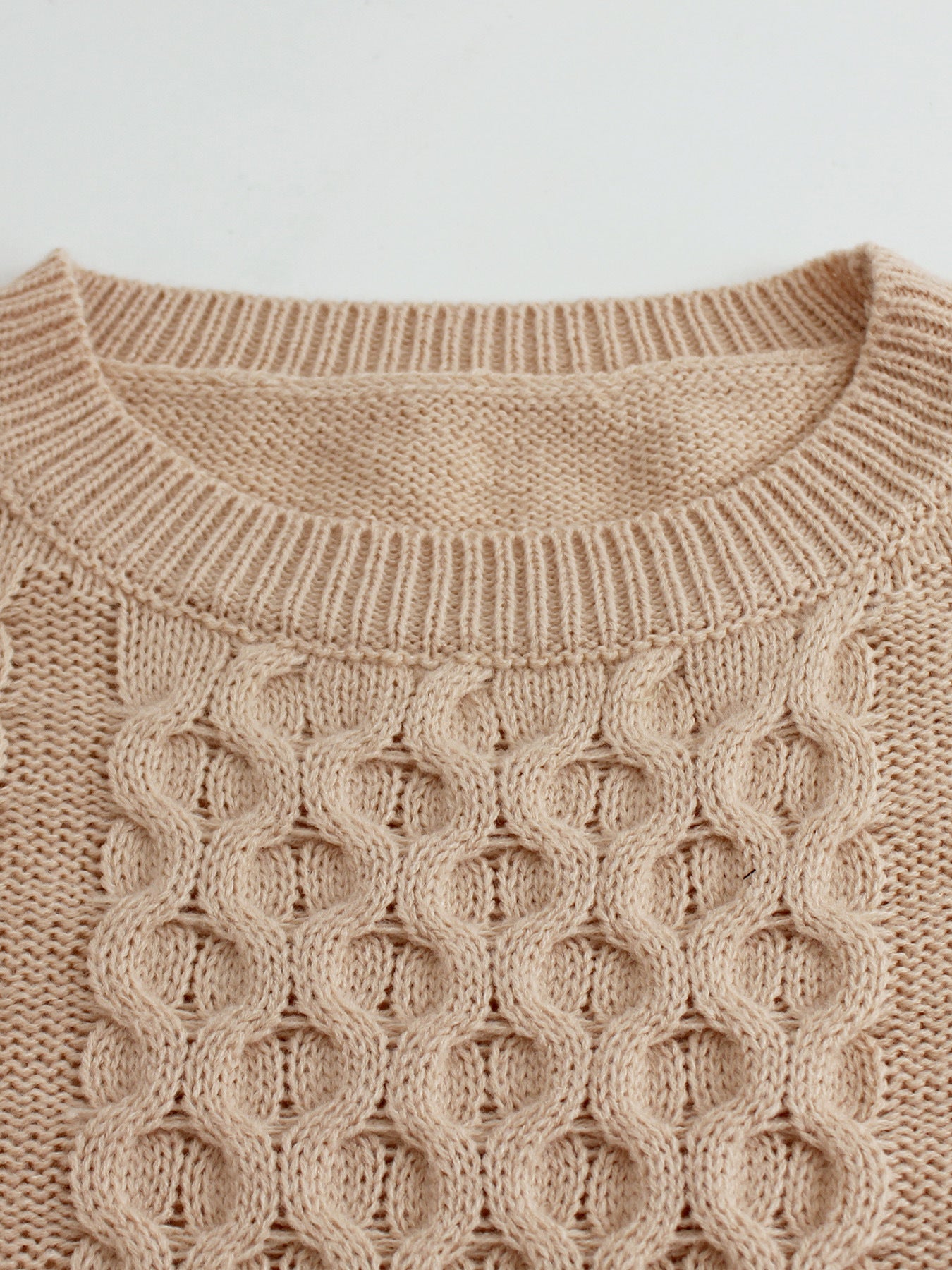 Womens Knitted Vest With Twist And Cable Details