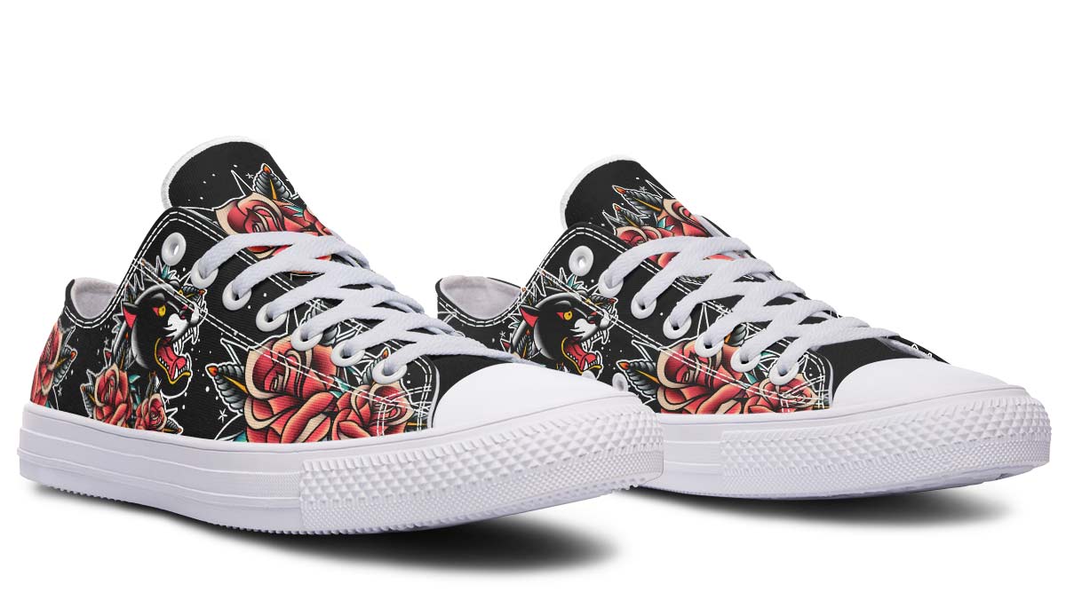 Fashion Print Couple Low-Top Canvas Shoes