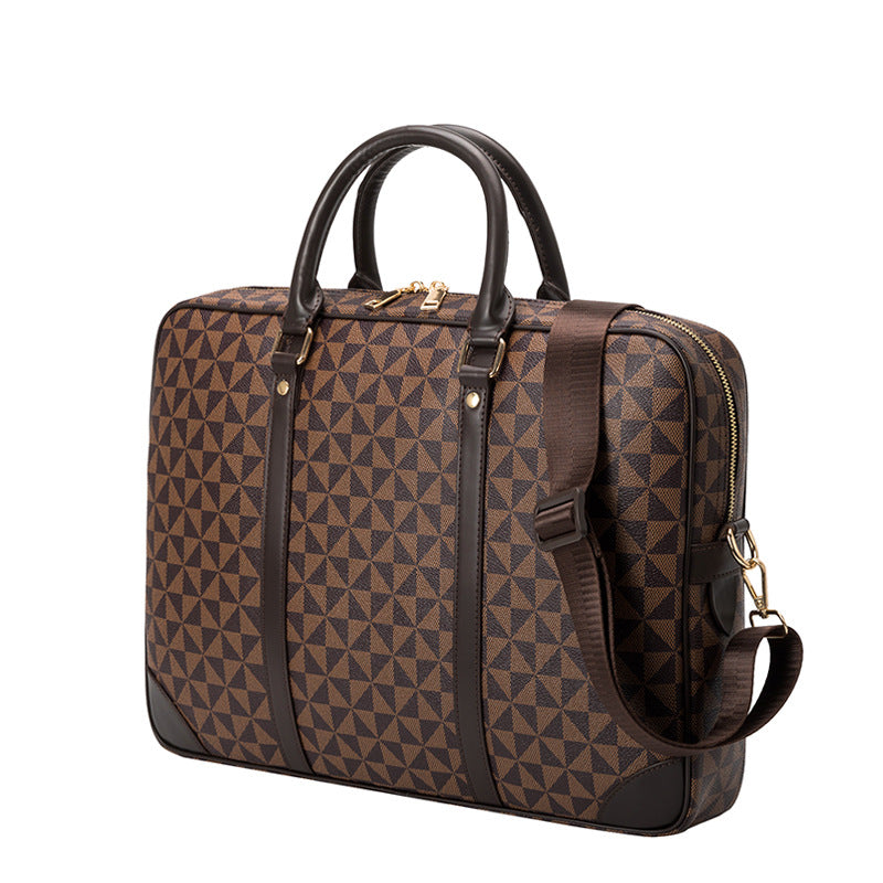 Afslappet computertaske trendy skuldertaske
