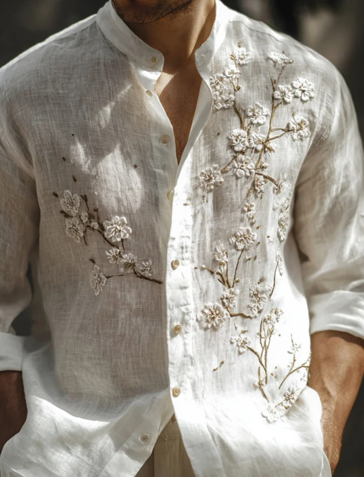 Mens Shirt With A Simple Relaxed Design