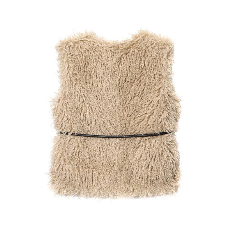 Temperament Women's Affordable Luxury Furry Vest