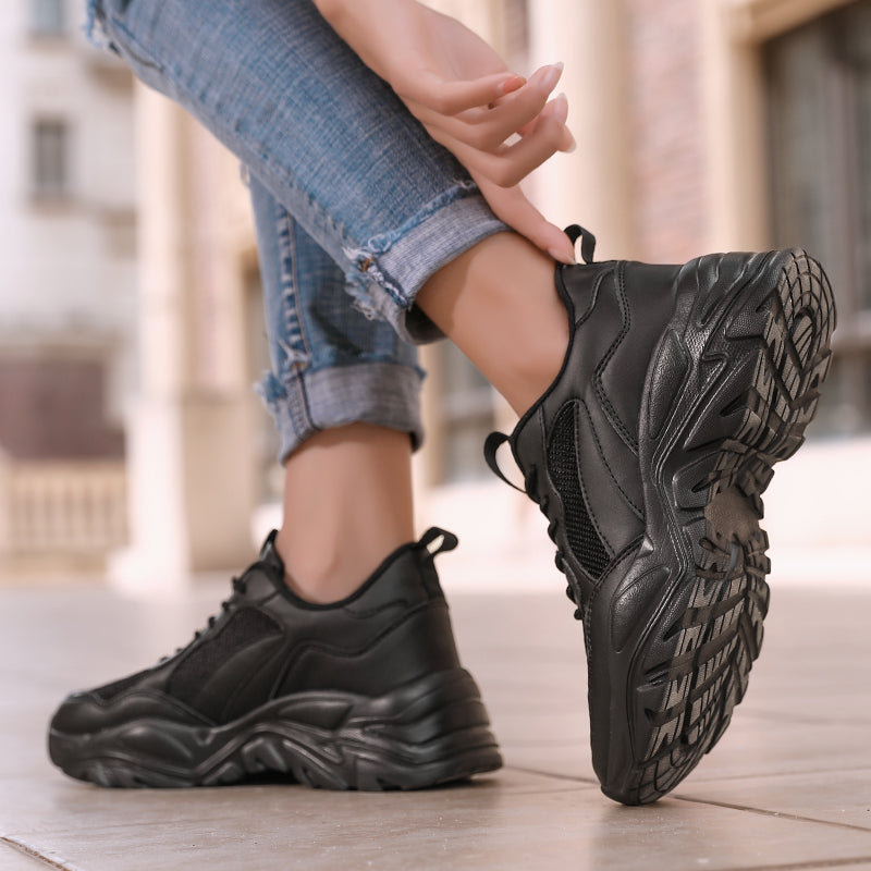 New Sports Round Toe Flat Lightweight Breathable Casual Shoes
