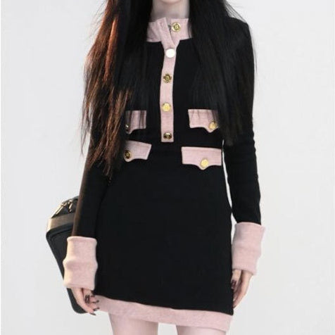 Black Knitted Dress