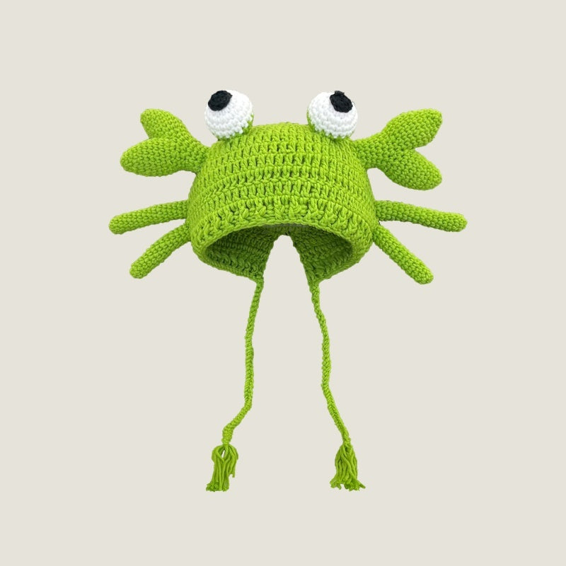 Shrek Monster Knitted Beanie For Women Cartoon Wool Hat