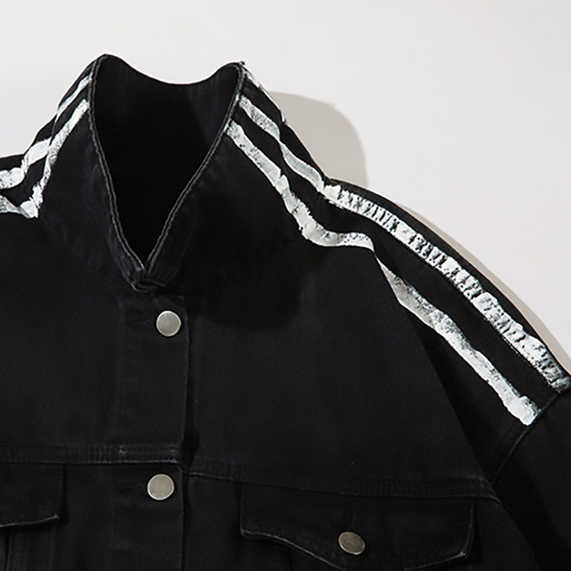 High Street Fashion Brand Loose Leisure Workwear Turn-down Collar Coat