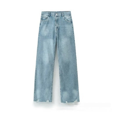 European And American Style French Style Design Fashion Casual Style All-match Casual Jeans