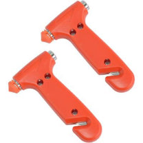 Multifunctional two-in-one car safety hammer