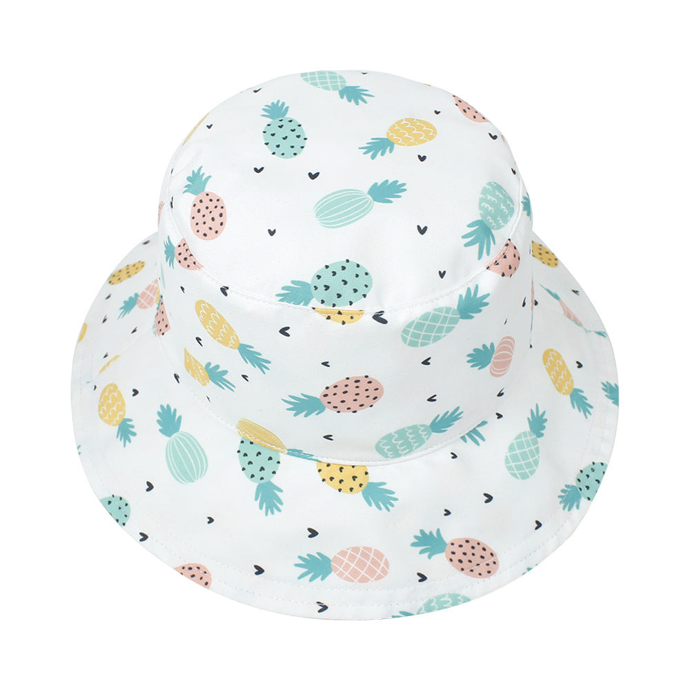Children's Sun Double-sided Baby Bucket Hat